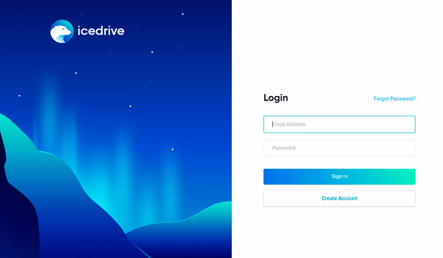 Registro en IceDrive